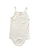 A White Sleeveless Bodysuits from Petit Bateau in size 3T for girl. (Back View)