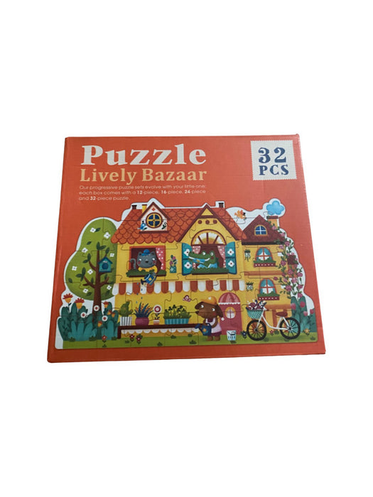 A Orange Board Games & Puzzles from Mideer in size O/S for neutral. (Back View)