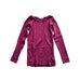 A Burgundy Long Sleeve T Shirts from Jamie Kay in size 5T for neutral. (Front View)
