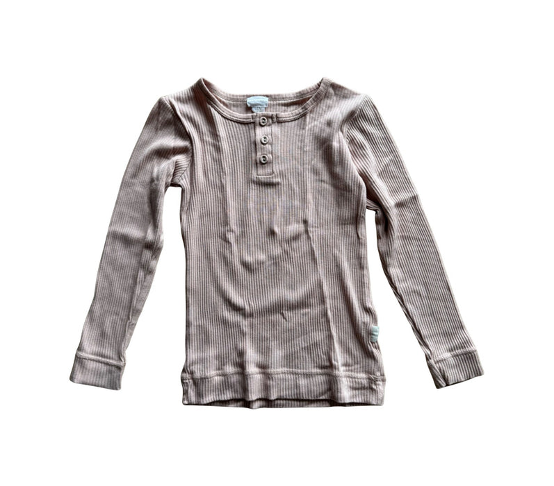 A Pink Long Sleeve Tops from Jamie Kay in size 5T for girl. (Front View)