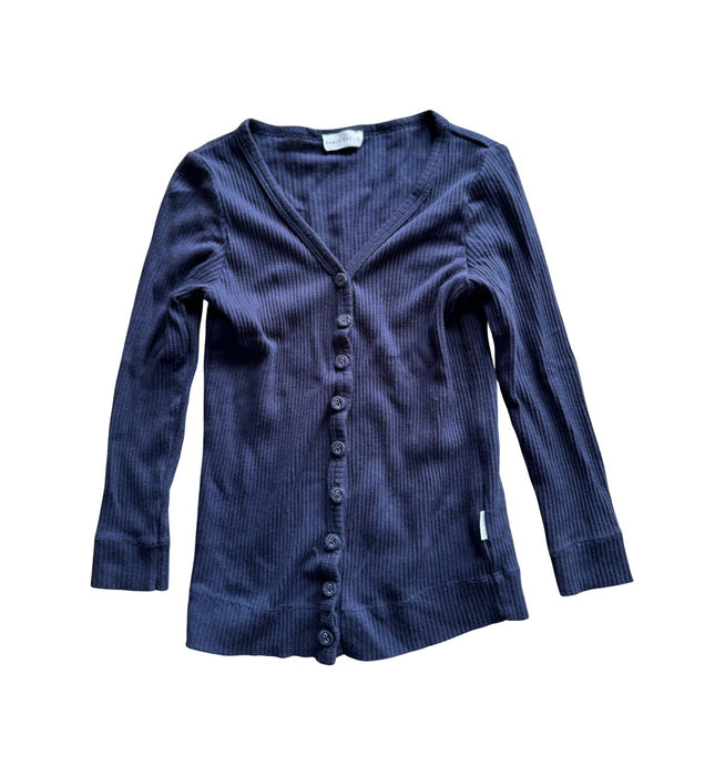 A Navy Cardigans from Jamie Kay in size 5T for girl. (Front View)
