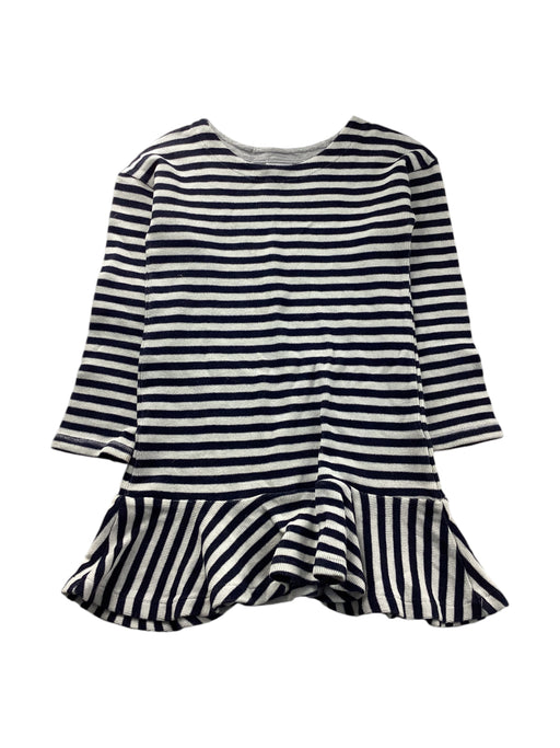 A Navy Long Sleeve Dresses from Seed in size 8Y for girl. (Front View)