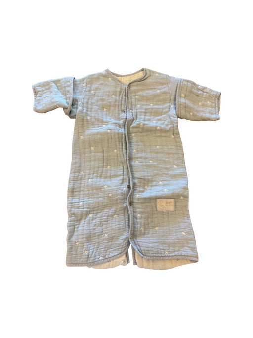 A Blue Sleepsacs from Hoppetta in size 4T for neutral. (Front View)