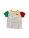 A White Short Sleeve T Shirts from Miki House in size 6T for neutral. (Front View)