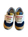 A Navy Sneakers from Miki House in size 7Y for boy. (Front View)