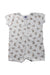 A White Short Sleeve Rompers from Petit Bateau in size 3-6M for neutral. (Front View)
