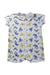 A Multicolour Short Sleeve Rompers from Petit Bateau in size 3-6M for neutral. (Front View)