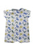 A Multicolour Short Sleeve Rompers from Petit Bateau in size 3-6M for neutral. (Back View)