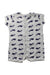 A Grey Short Sleeve Rompers from Petit Bateau in size 3-6M for neutral. (Front View)