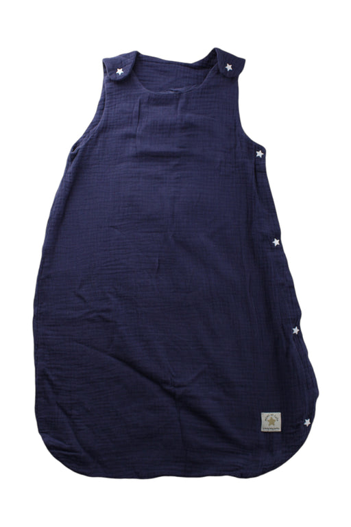 A Navy Sleepsacs from mimi et lulu in size O/S for neutral. (Front View)