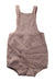 A Taupe Sleeveless Rompers from Olivier London in size 3T for neutral. (Front View)