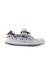 A White Sneakers from Adidas in size 6T for neutral. (Front View)