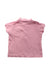 A Pink Short Sleeve Polos from Miki House in size 12-18M for neutral. (Back View)