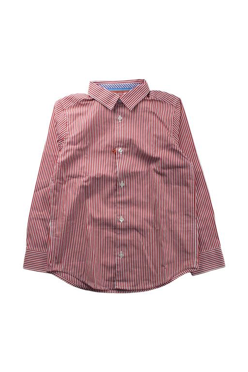 A Red Long Sleeve Shirts from Jared.M in size 7Y for boy. (Front View)