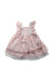 A Pink Sleeveless Dresses from Nicholas & Bears in size 12-18M for girl. (Front View)