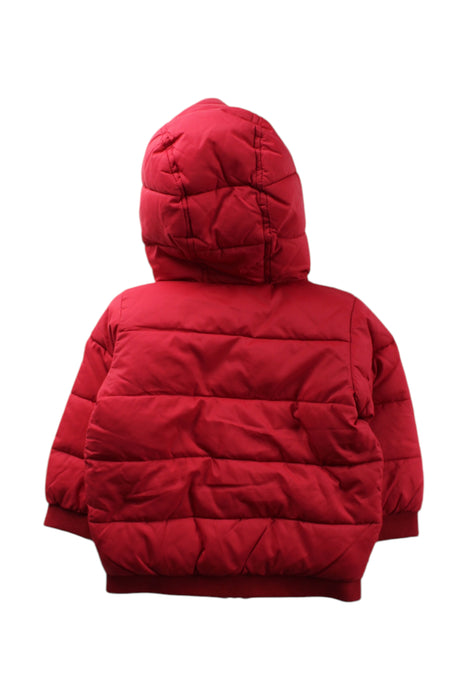 A Red Puffer/Quilted Coats & Outerwear from Petit Bateau in size 6-12M for neutral. (Back View)