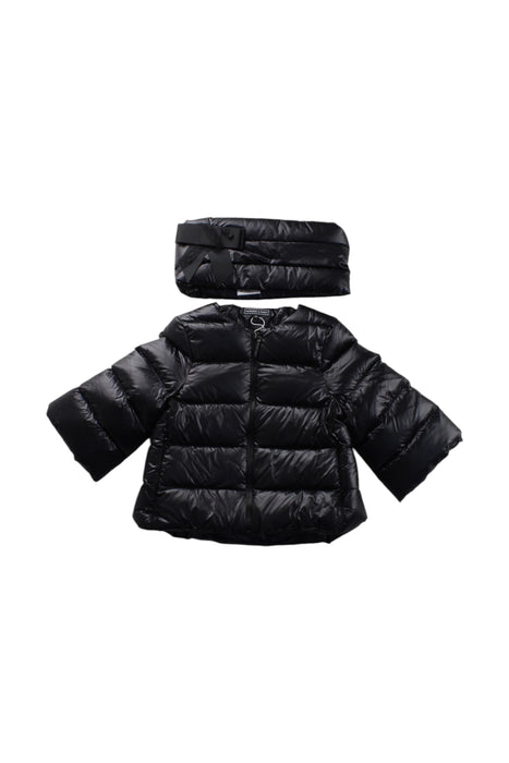 A Black Puffer/Quilted Coats & Outerwear from Nicholas & Bears in size 3T for girl. (Front View)