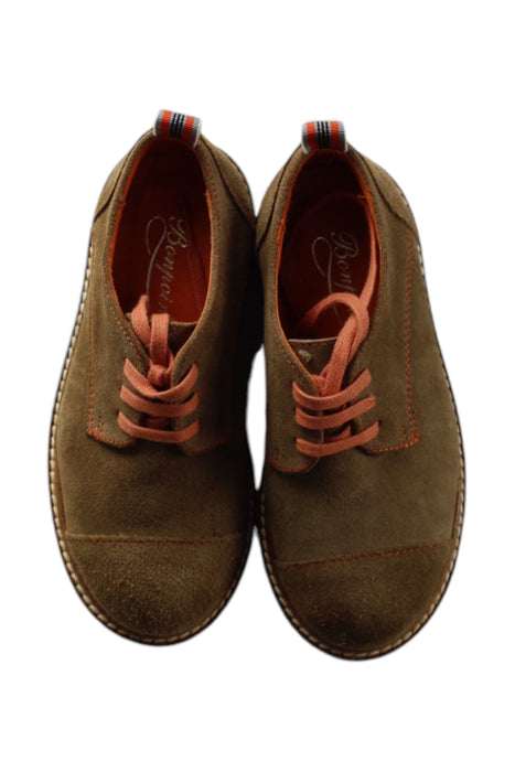 A Brown Dress Shoes from Bonpoint in size 4T for neutral. (Back View)