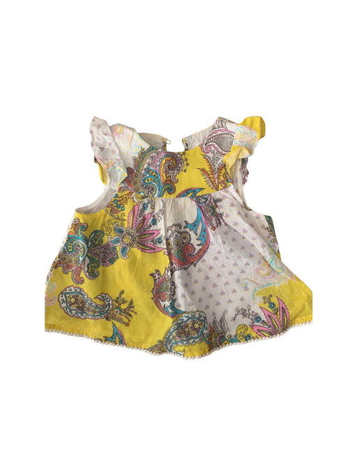 A Yellow Sleeveless Dresses from Country Road in size 6-12M for girl. (Front View)