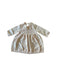 A Pink Long Sleeve Dresses from Viverano in size 3-6M for girl. (Front View)
