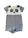 A Grey Short Sleeve Rompers from Seed in size 3-6M for neutral. (Front View)