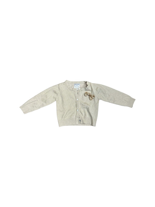 A Gold Cardigans from I Pinco Pallino in size 4T for girl. (Front View)