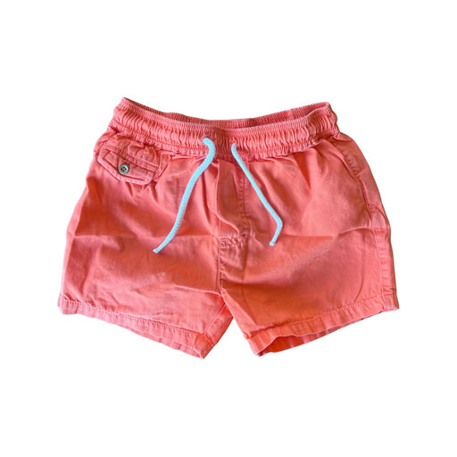 A Peach Shorts from Purebaby in size 4T for boy. (Front View)