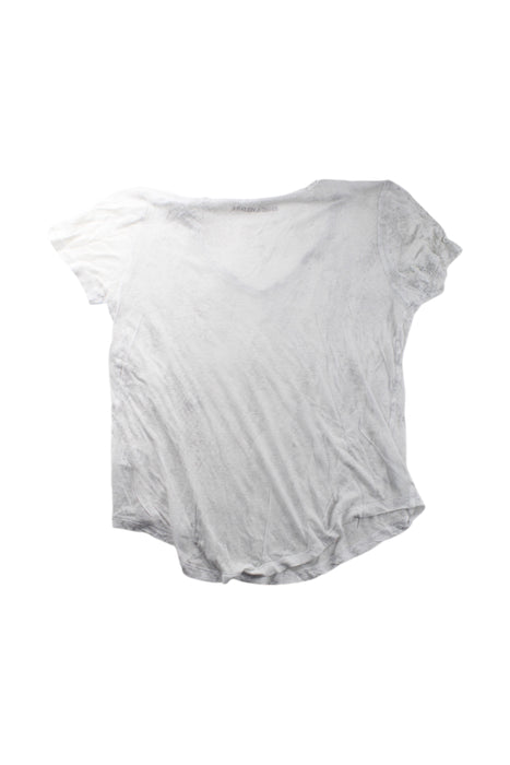 A White Short Sleeve T Shirts from Zadig & Voltaire in size 14Y for girl. (Back View)