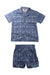 A Blue Shorts Sets from Reyn Spooner in size 3T for boy. (Front View)