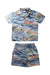 A Blue Shorts Sets from Reyn Spooner in size 3T for boy. (Front View)