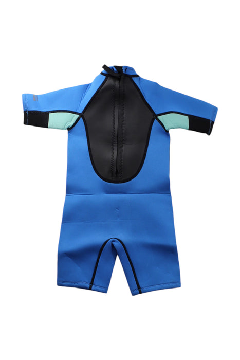 A Blue Wetsuits from Arena in size 2T for neutral. (Back View)