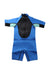 A Blue Wetsuits from Arena in size 2T for neutral. (Back View)
