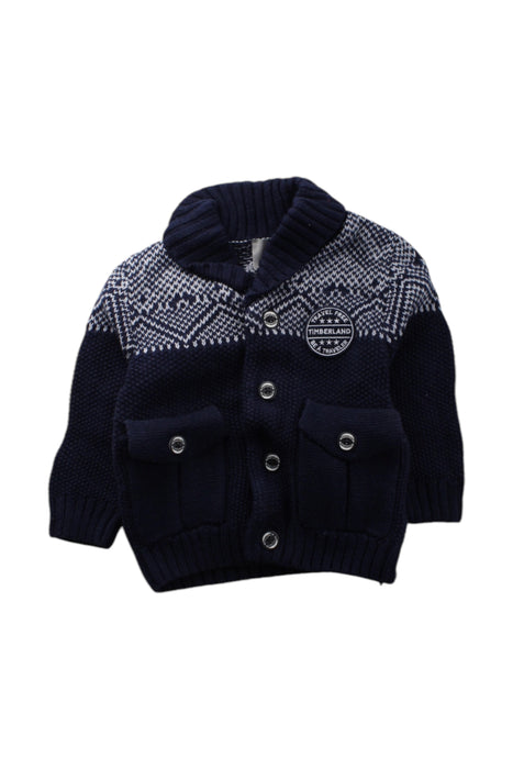 A Navy Cardigans from Timberland in size 6-12M for neutral. (Front View)