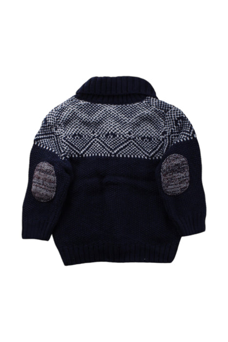 A Navy Cardigans from Timberland in size 6-12M for neutral. (Back View)