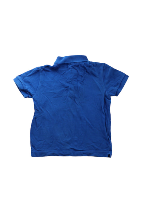 A Blue Short Sleeve Polos from Lacoste in size 3T for boy. (Back View)