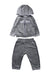 A Grey Pants Sets from Boss in size 12-18M for neutral. (Front View)