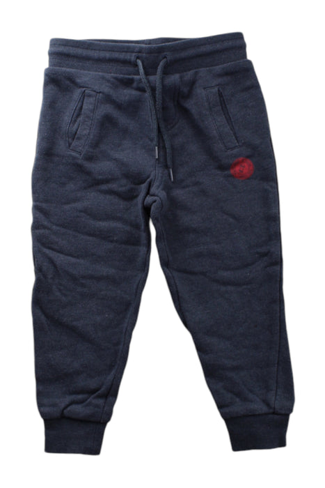 A Navy Sweatpants from Vertbaudet in size 4T for neutral. (Front View)