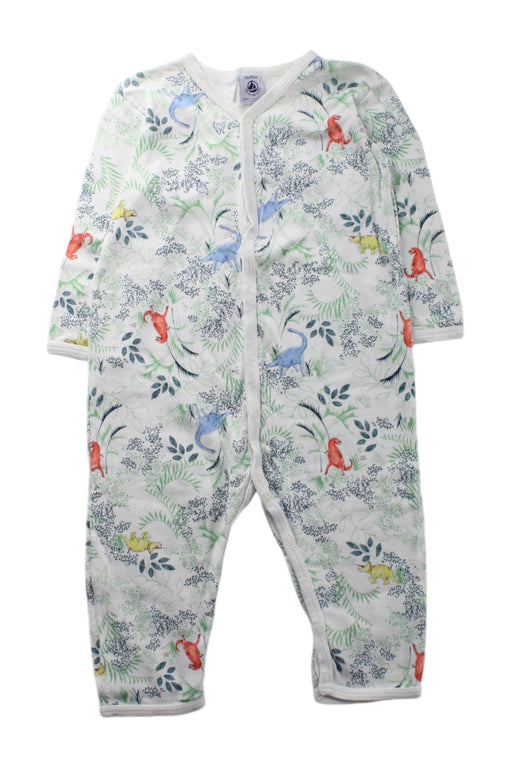 A Multicolour Long Sleeve Rompers from Petit Bateau in size 12-18M for neutral. (Front View)