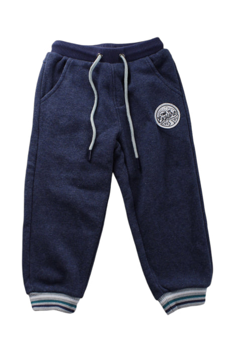 A Navy Sweatpants from Chickeeduck in size 2T for neutral. (Front View)