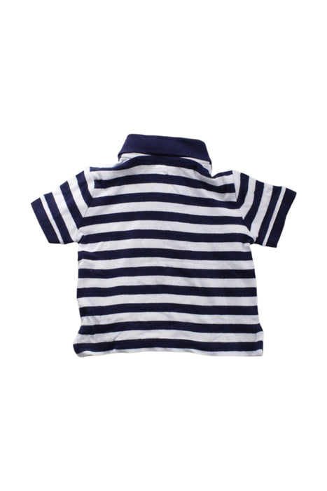 A Blue Short Sleeve Polos from Ralph Lauren in size 3-6M for neutral. (Back View)