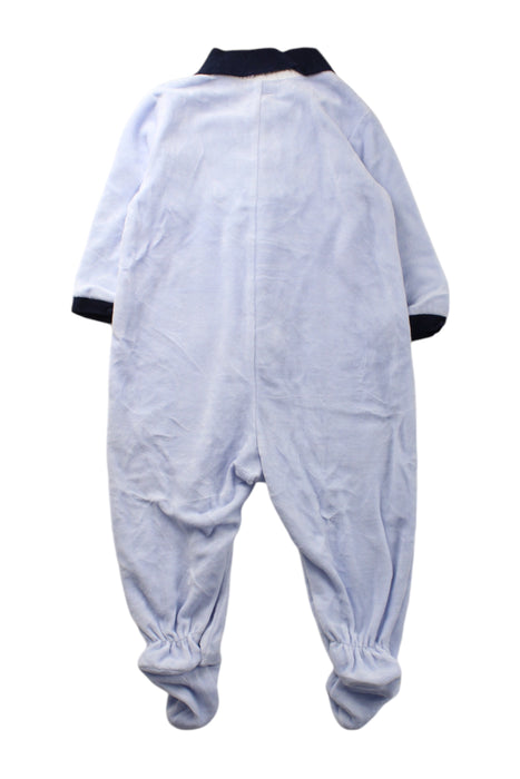 A Blue Onesies from Boss in size 6-12M for neutral. (Back View)