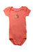 A Orange Short Sleeve Bodysuits from Petit Bateau in size 12-18M for neutral. (Front View)