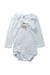 A White Long Sleeve Bodysuits from Petit Bateau in size 6-12M for neutral. (Front View)