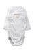 A White Long Sleeve Bodysuits from Bout'Chou in size 3-6M for neutral. (Front View)