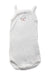 A White Sleeveless Bodysuits from Petit Bateau in size 3-6M for neutral. (Front View)