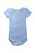 A Blue Short Sleeve Bodysuits from Petit Bateau in size 12-18M for neutral. (Back View)