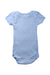 A Blue Short Sleeve Bodysuits from Petit Bateau in size 12-18M for neutral. (Back View)