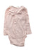 A Pink Long Sleeve Bodysuits from Bout'Chou in size 3-6M for neutral. (Back View)