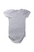 A Grey Short Sleeve Bodysuits from Petit Bateau in size 6-12M for neutral. (Back View)