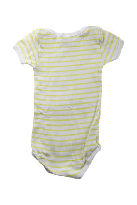 A White Short Sleeve Bodysuits from Petit Bateau in size 6-12M for neutral. (Back View)
